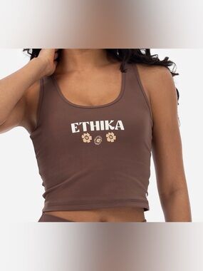ethika Palms Long Line Bra Top